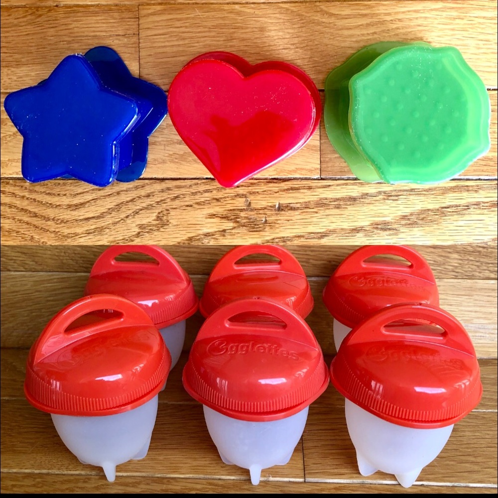 New TOVOLO CLASSIC ICONS Ice Cream Sandwich Molds + 6 Egglettes Egg Cooker